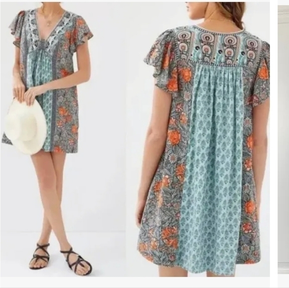 Anthropologie Dresses & Skirts - NWT Anthropologie Astrid Floral Tunic Mini Dress Size XS